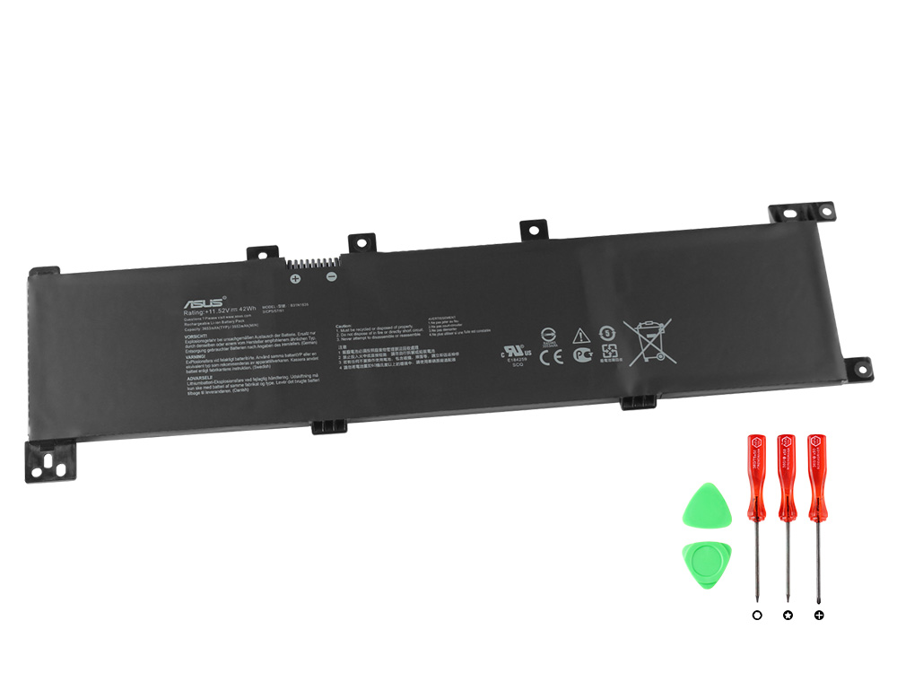 11.52V Asus VivoBook 17 X705MA-BX014T X705MA-QP2-CB Accu Batterij