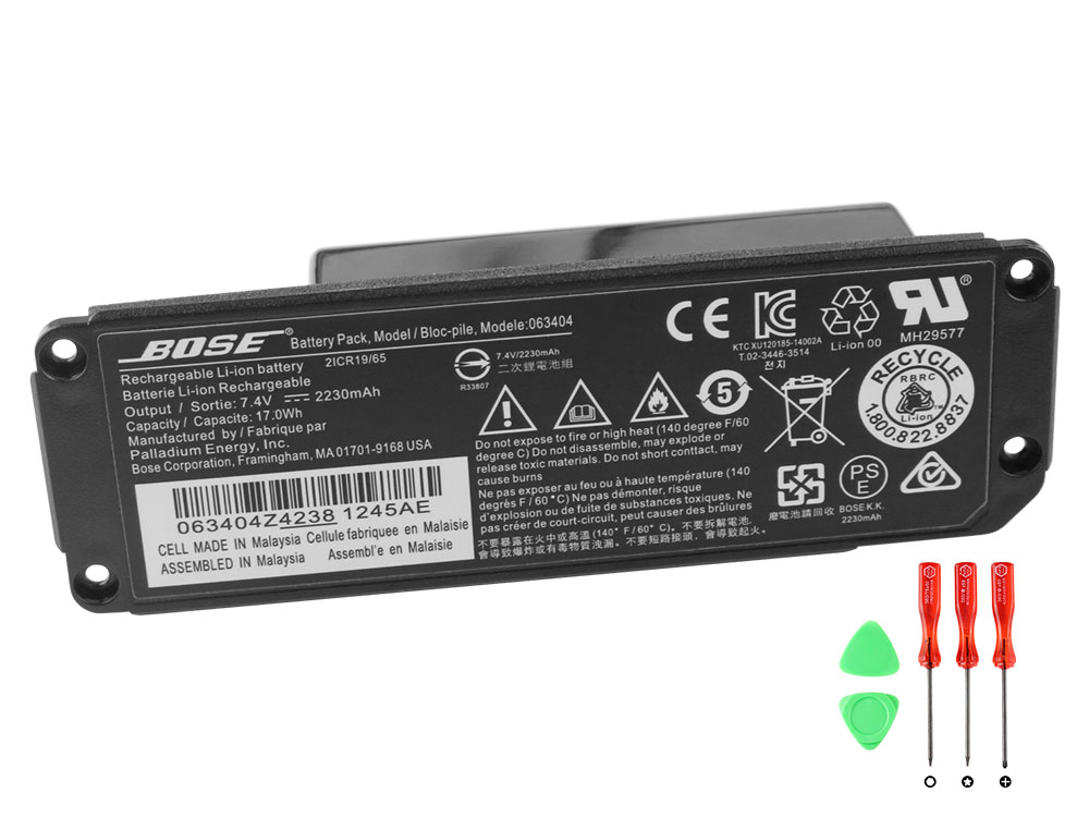 2230mAh Bose Soundlink Mini I Bluetooth Speaker 063404 Accu Batterij