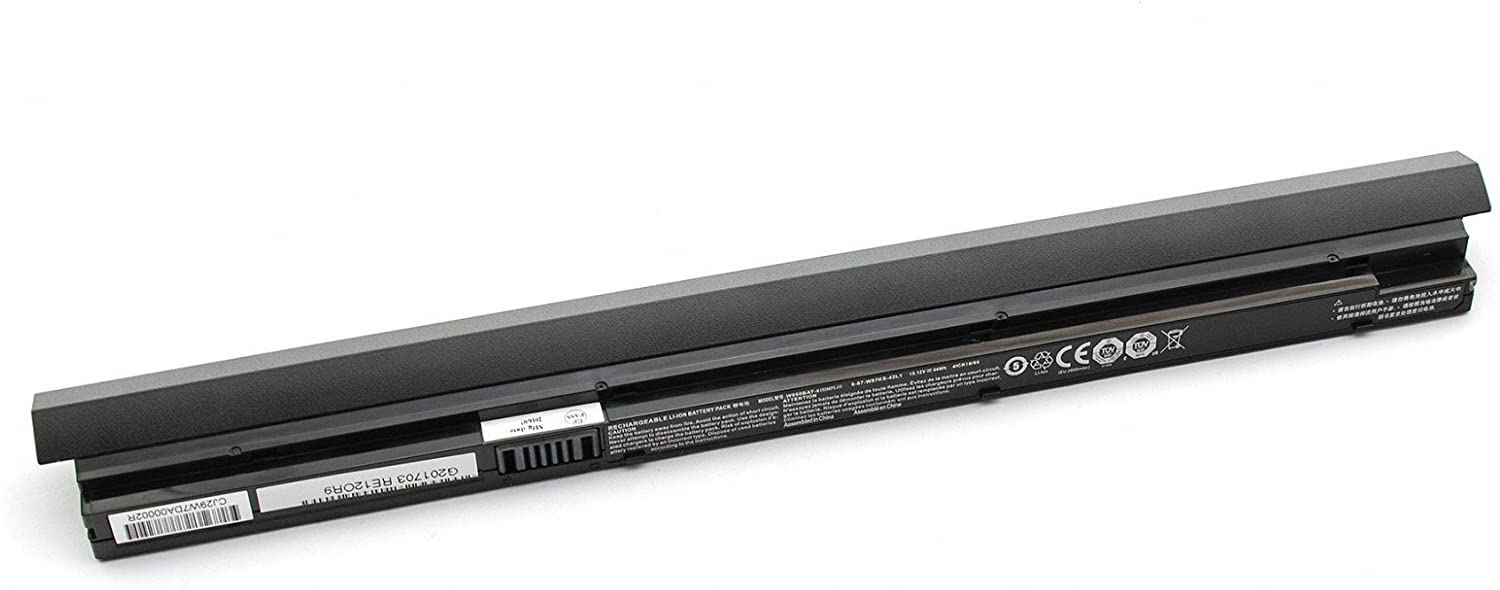 2850mAh 44Wh 4-Cellen Clevo 6-87-W95KS-49F Accu Batterij
