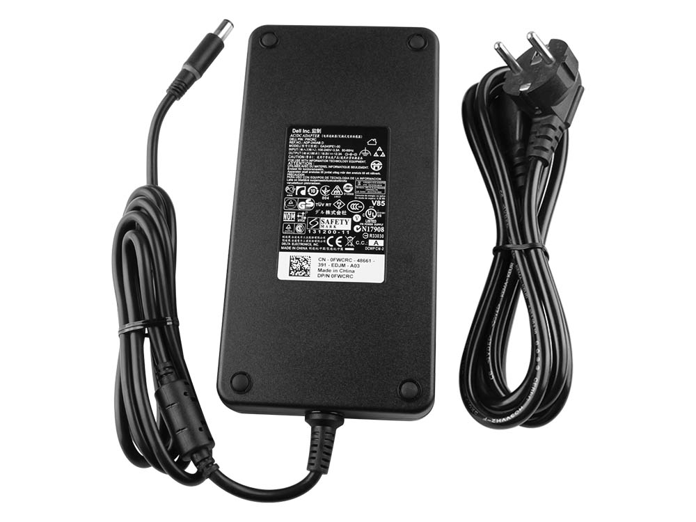 240W Dell Alienware Area-51m R2 P38E P38E002 Oplader Adapter + Koord