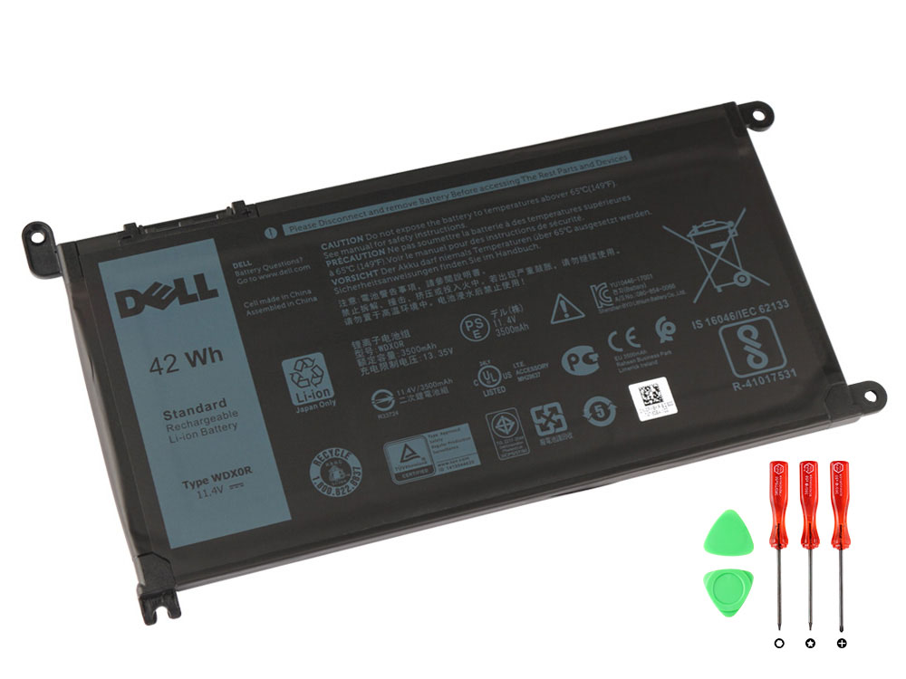 3500mAh Dell Inspiron 15 5582 2-in-1 P78F P78F001 Accu Batterij
