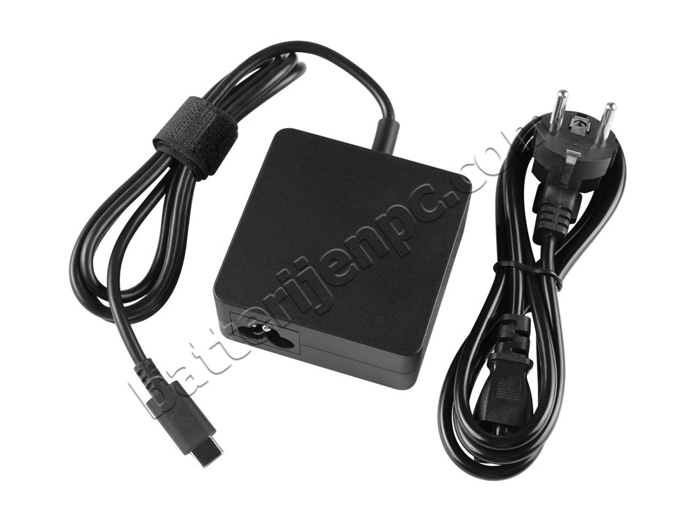 45W USB-C Dell Inspiron Chromebook 14 7486 Adapter Voeding Oplader + Koord