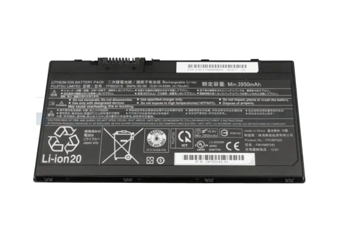 Fujitsu FPB0337S FPCBP530 FMVNBP246 Accu Batterij 4170mAh 45Wh