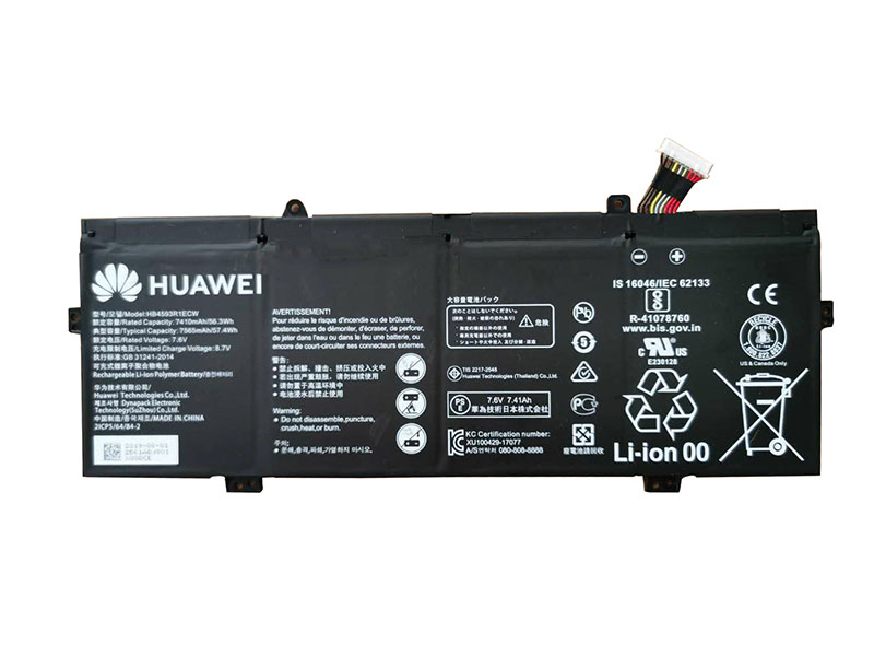 Huawei 2018 MateBook X Pro Accu Batterij Origineel 7410mAh 56.3Wh