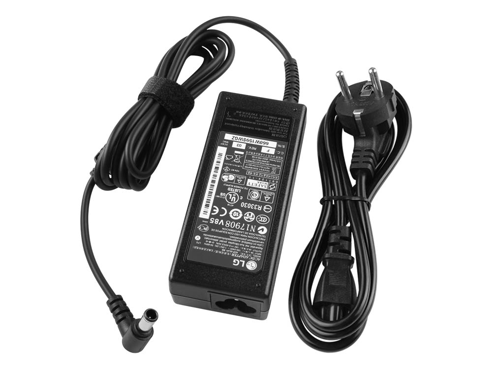60W LG 10SM3TB-B Monitor LG 19EN33S-B Monitor Adapter Voeding Oplader + Koord