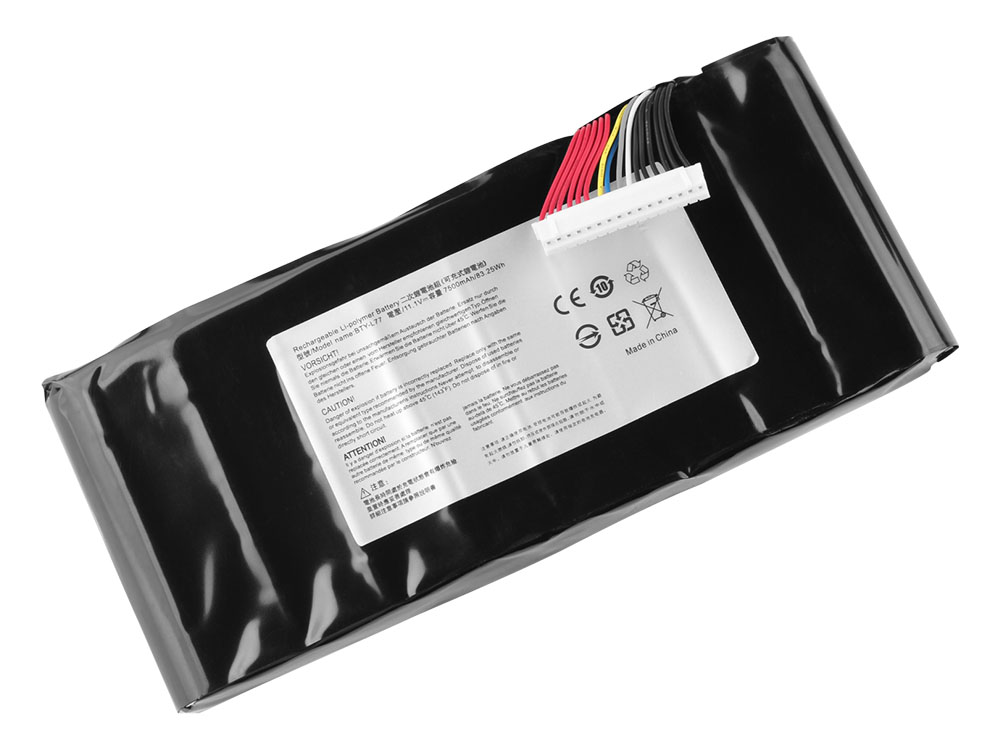 11.1V 7500mAh 83.25Wh 9-Cellen MSI BP-1781-33/2500 Accu Batterij