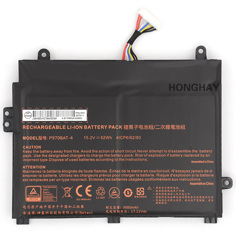 Accu Batterij Medion 40070568 AP970I 3680mAh 62Wh